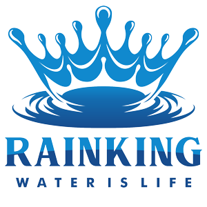 Rainking water is life logo designed using Elementor.