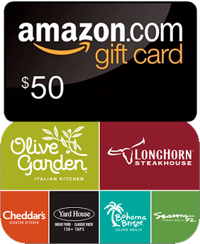Get your hands on 50 free Amazon.com gift cards.